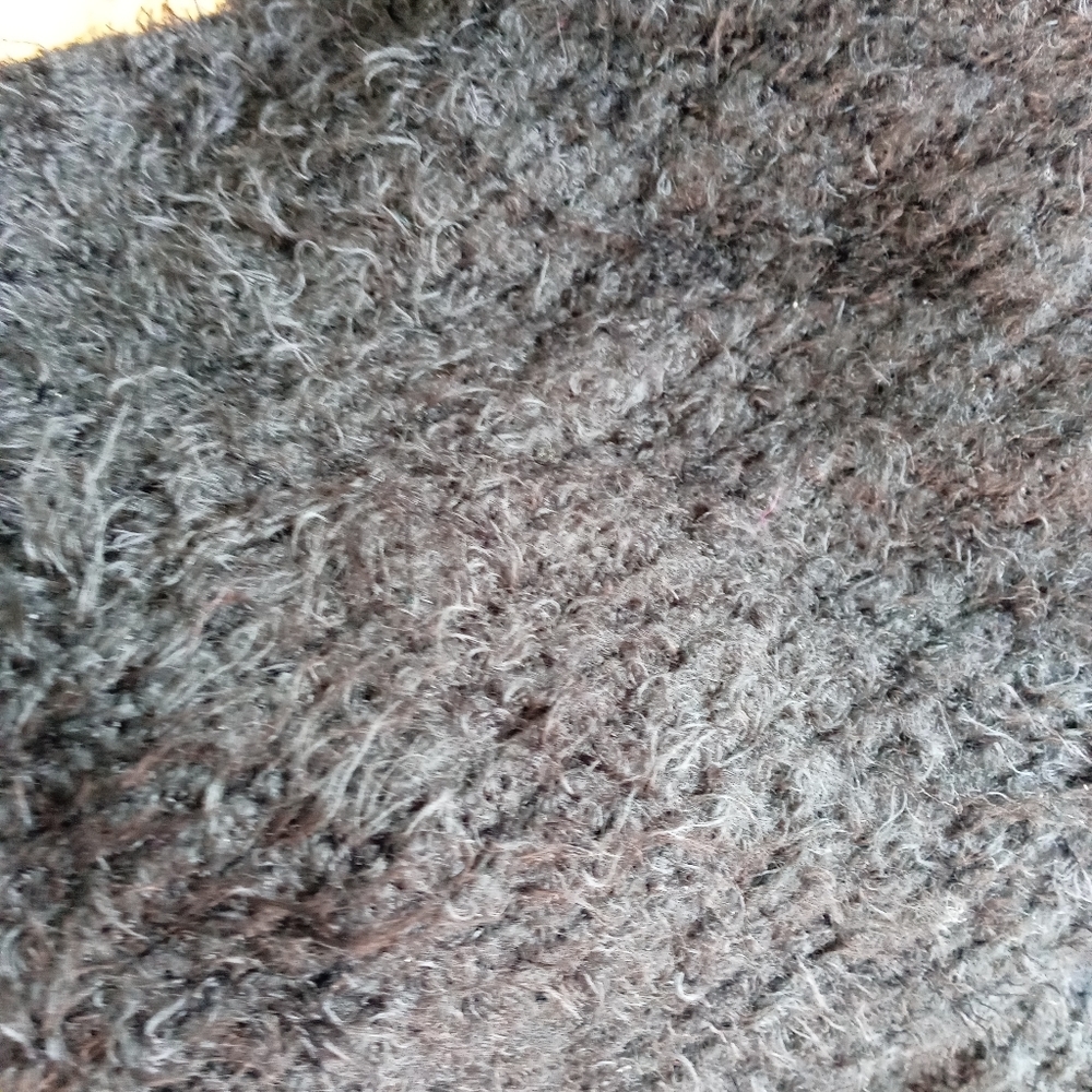 Cece XXL Black Fuzzy Sleeves Knit Sweater - Picture 9 of 13